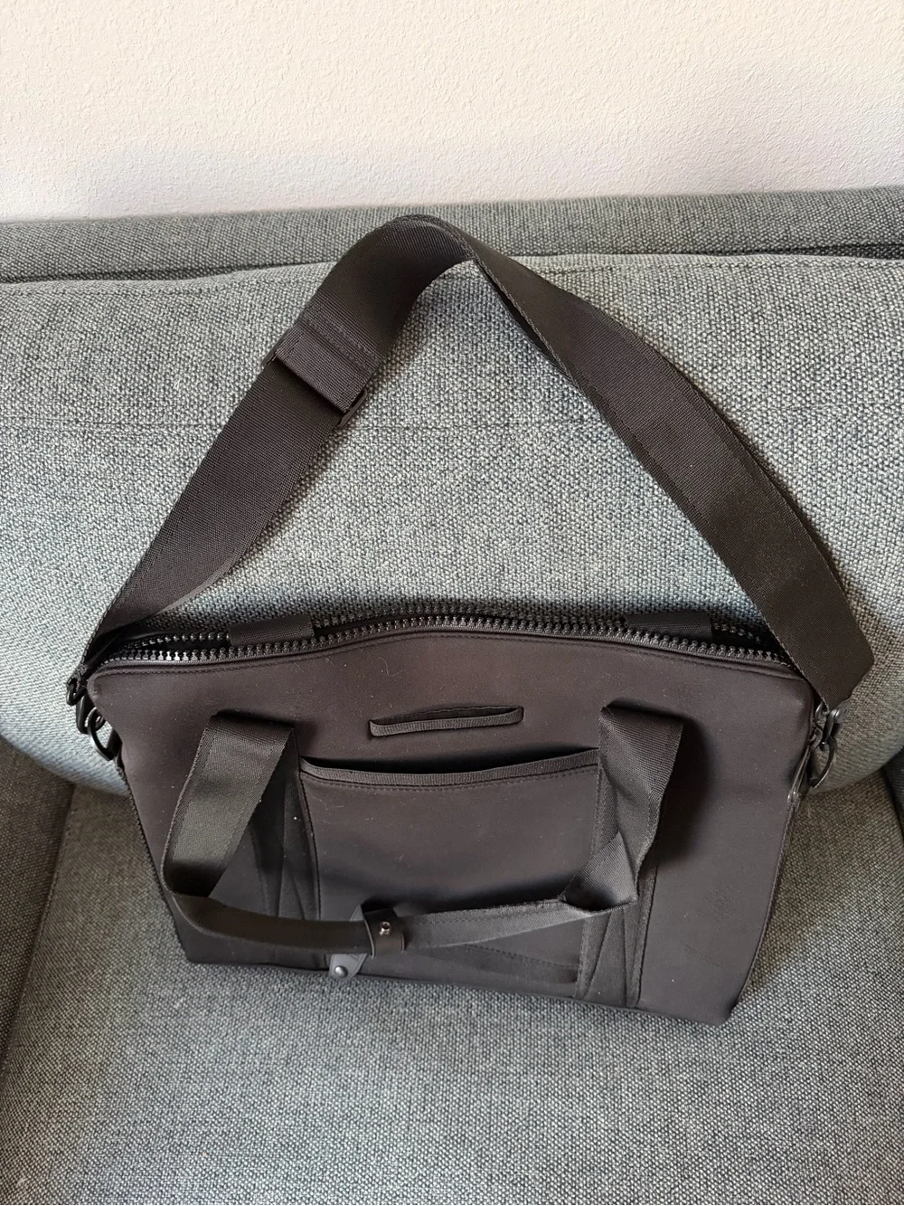 Dagne Dover Ryan - Black Laptop Brief with Front Pocket